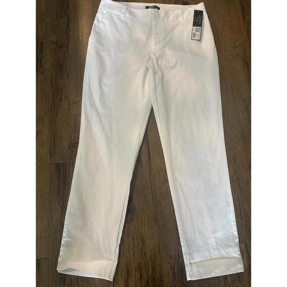 Daisy Fuentes Women's White Pants - Size 2 - NWT - Picture 1 of 5